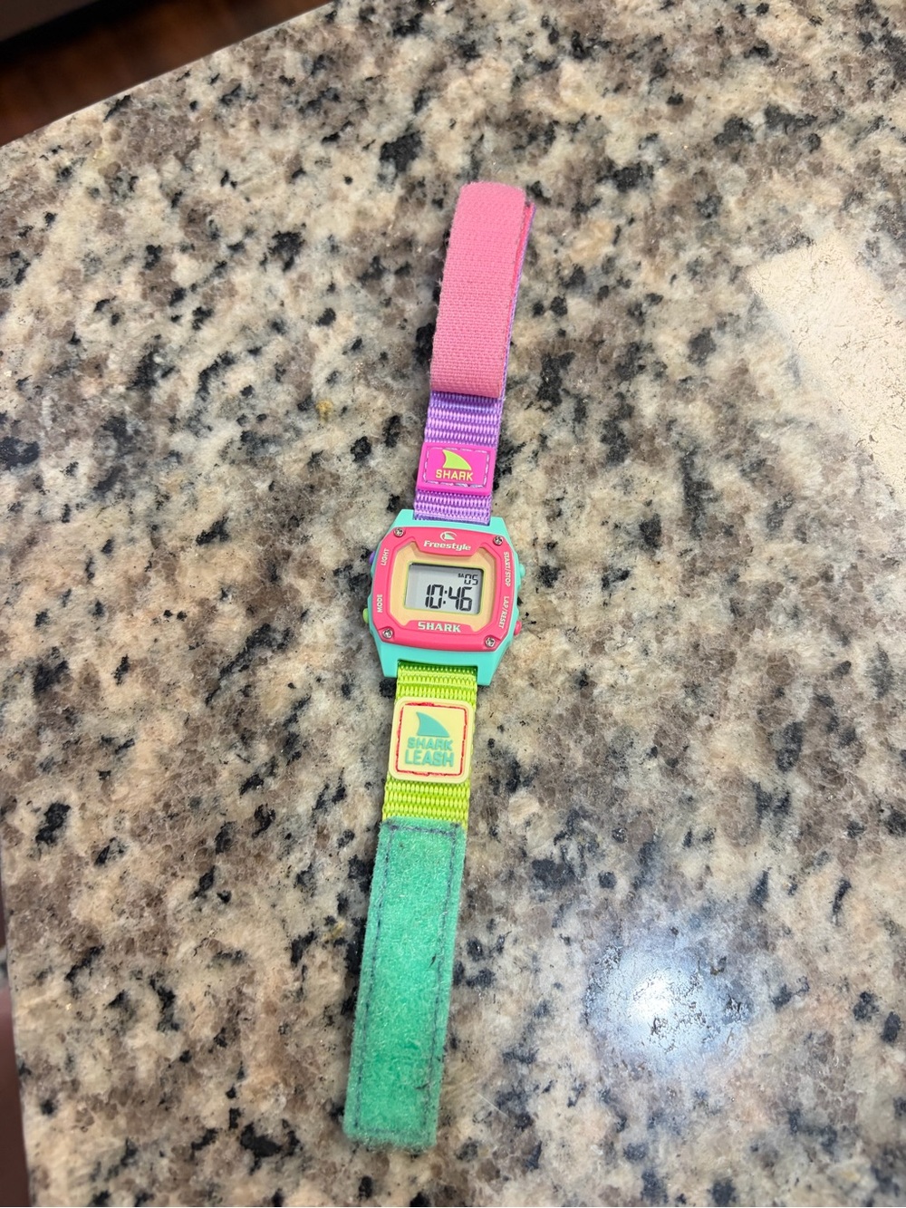 Freestyle Shark Leash Digital Watch in Turquoise, Pink & Lime